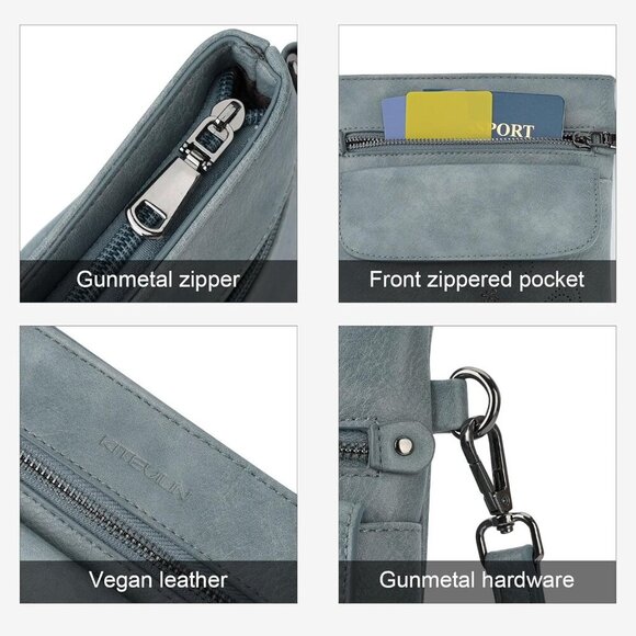 Stylish Vegan Leather Crossbody Purse - Perfect Gift for Women’s Day & More - Picture 7 of 7